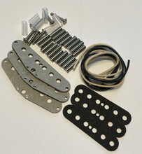 Load image into Gallery viewer, Set of 3 Pickup Kit for Strat Vintage Stagger .195" Magnets - Grey

