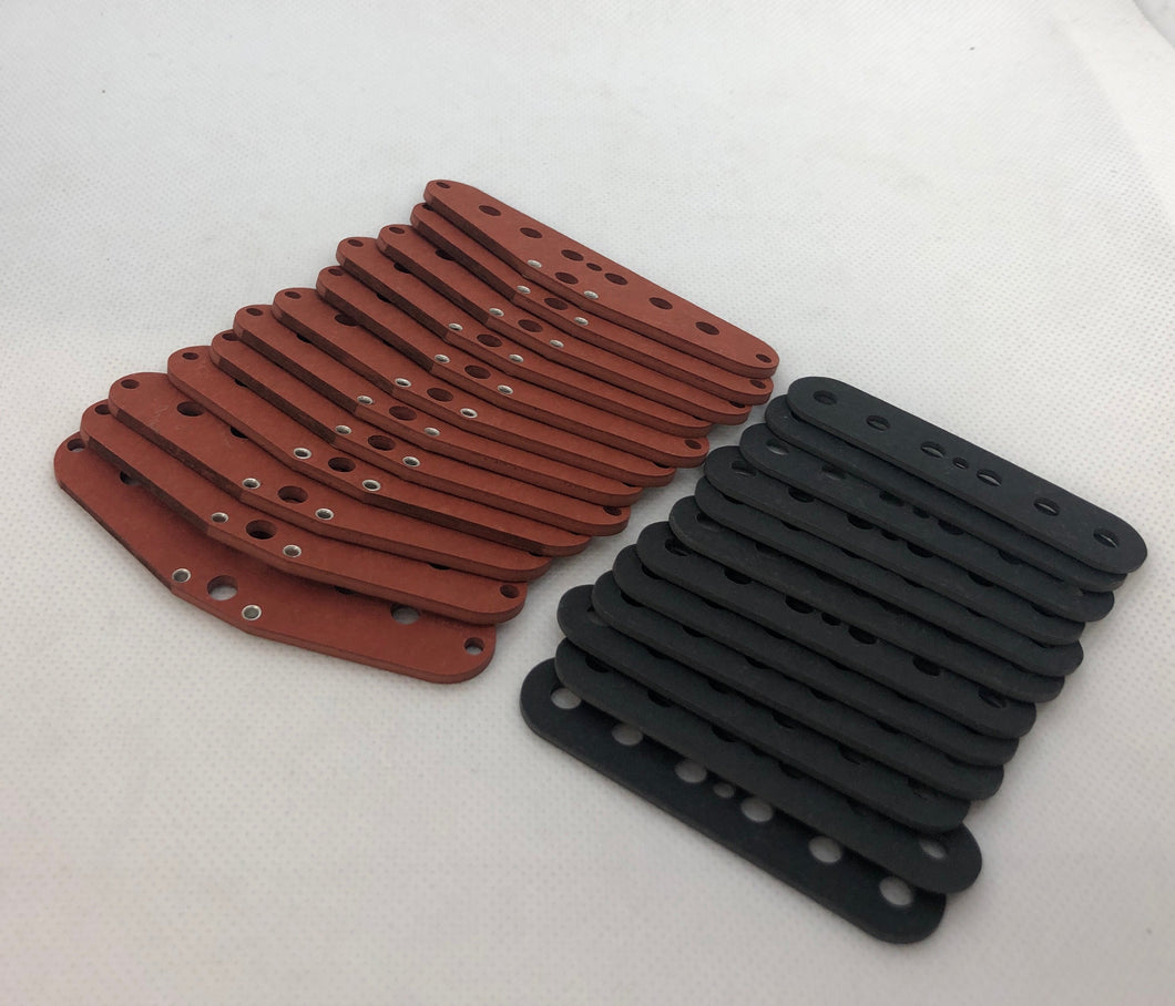 Strat Flatwork Pack of 12 for .195 Magnets Red Bottom