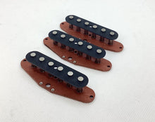 Load image into Gallery viewer, Pre-Built Strat Bobbins Red Bottom Set of 3
